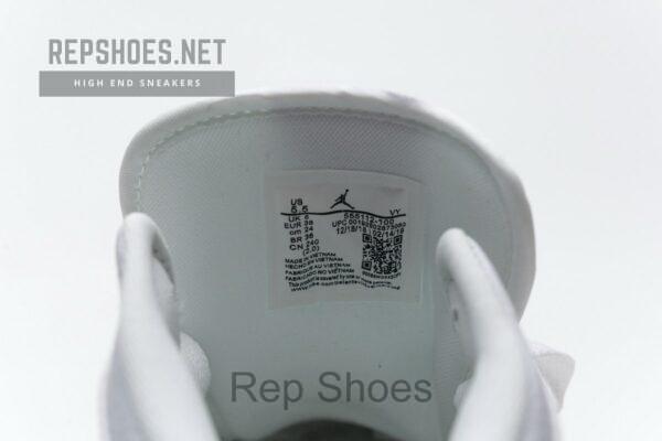 555112-100 Air Jordan 1 Mid SE White Fuchsia Blast - Image 10