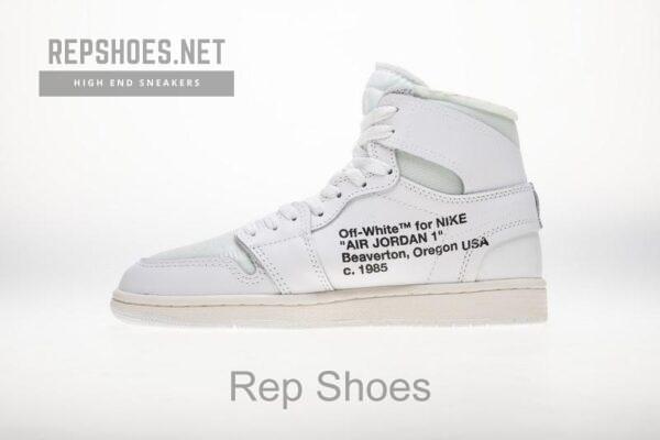 OFF WHITE X Air Jordan 1 AQ0818-100 White - Image 2