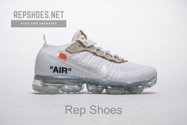 2018 1.0 AA3831-100 Off White x Nike Air VaporMax 2018 'All White' - Image 3