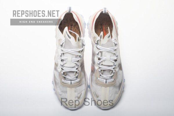 Nike React Element 87 “White Red” AQ1090-100 - Image 2