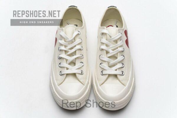 150207C CDG Play x Converse Chuck Taylor All Star 70 OX - Image 4