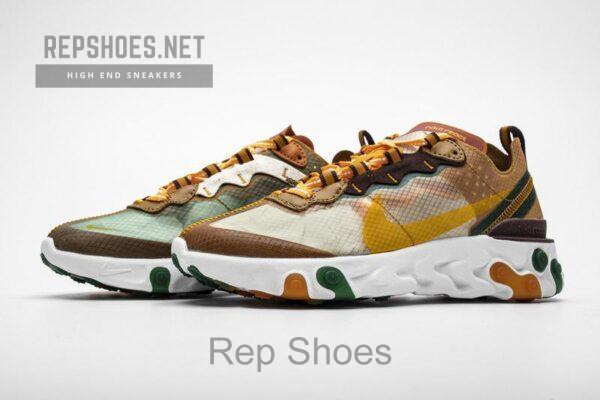 Nike React Element 87 Orange Peel CJ6897-113 - Image 2