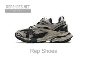 570391 W2GN9 2009 Blenciaga Track 2 Sneaker Champagne Black