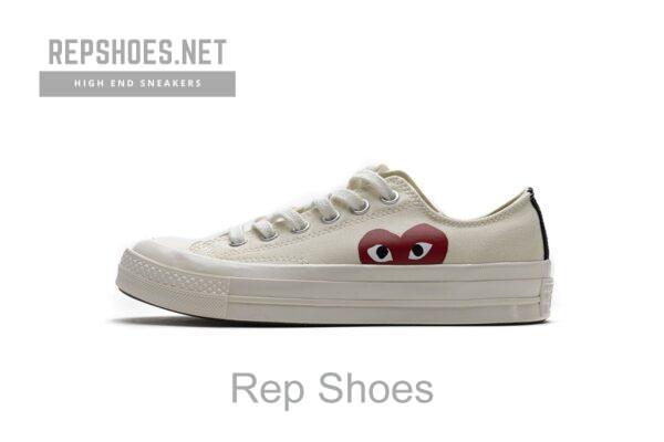 150207C CDG Play x Converse Chuck Taylor All Star 70 OX
