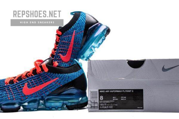 Nike Air Vapormax Flyknit 3 Blue Fury AJ6900-401 - Image 8