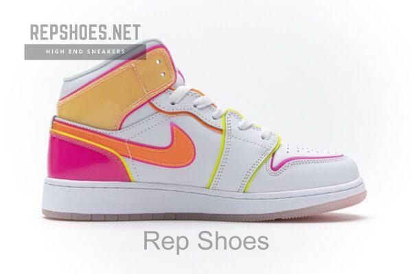 CV4611-100 Air Jordan 1 Mid GS “Edge Glow” - Image 10