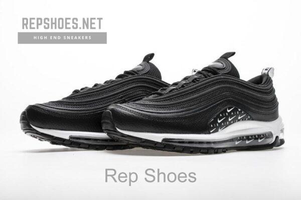 Nike Air Max 97 Swoosh Air Logos “Black White” AR7621-001 - Image 3