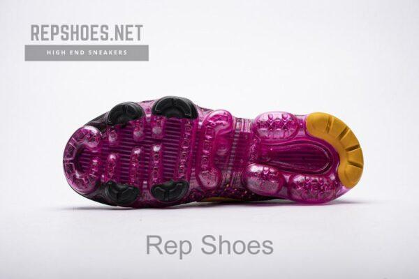 Nike Air VaporMax Flyknit 3.0 2019 Fuchsia Orange Black AJ6910-600 - Image 3