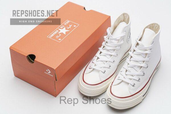 162056C Converse Chuck 70 HI White Garnet Egret - Image 3