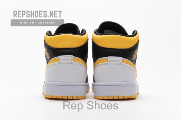 CV5276-107 Air Jordan 1 Mid SE Laser Orange Black - Image 7