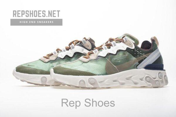 Nike React Element 87 “Brown green” AQ1090-002 - Image 6