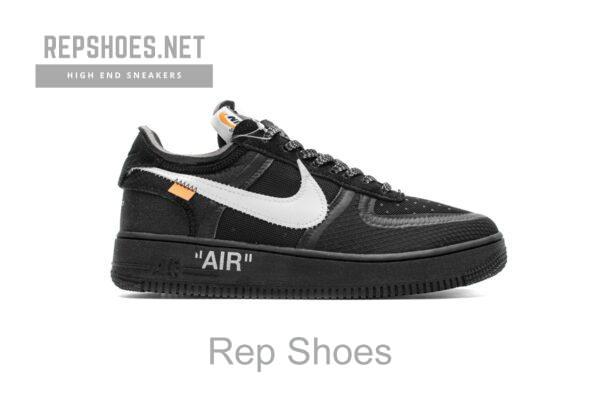 AO4606-001 OFF White X Air Force 1 Low Black - Image 5