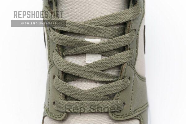 555112-225 Air Jordan 1 Mid GS Trooper Bleached Coral - Image 8