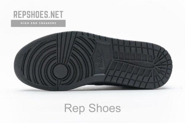 CU2804-300 Edison Chen x Air Jordan 1 Mid “Fearless Black” - Image 14