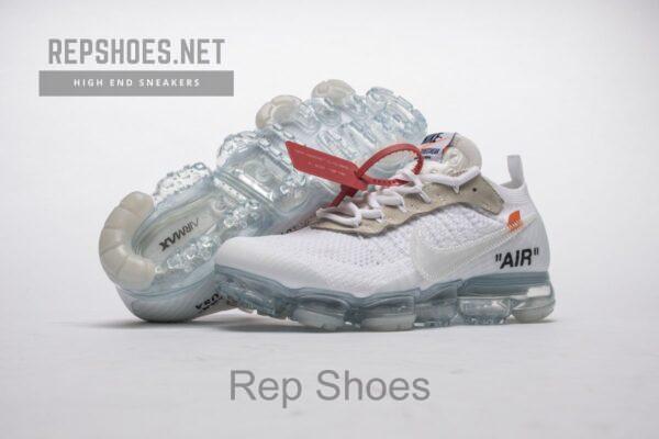 2018 1.0 AA3831-100 Off White x Nike Air VaporMax 2018 'All White' - Image 4