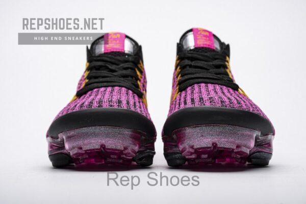 Nike Air VaporMax Flyknit 3.0 2019 Fuchsia Orange Black AJ6910-600 - Image 6