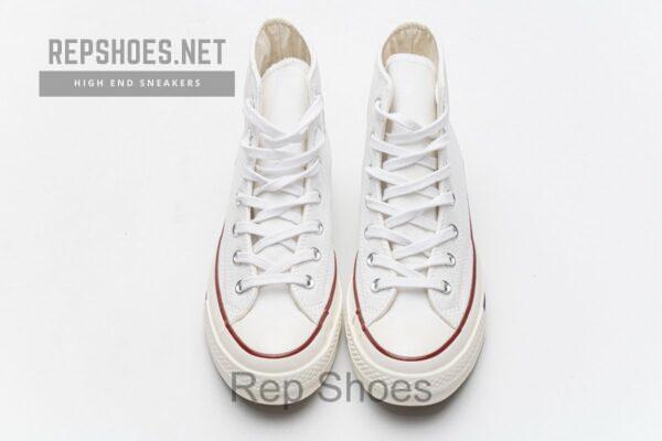 162056C Converse Chuck 70 HI White Garnet Egret - Image 4