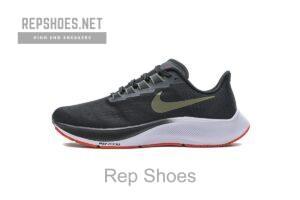 BQ9646-004 Nike Air Zoom Pegasus 37 Black Medium Olive Aqua