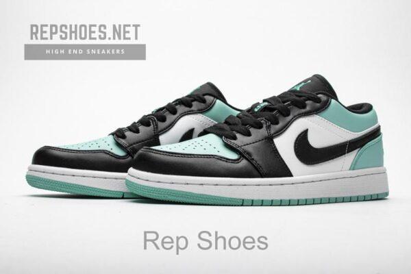 Air Jordan 1 Low Emerald Toe 553558-117 - Image 7