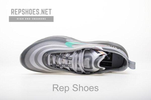 OFF WHITE X Nike Air Max 97 “Wolf Grey Menta” AJ4585-012 - Image 5