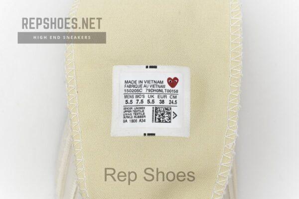 150205C CDG Play x Converse Chuck Taylor All Star 70 High Top - Image 12