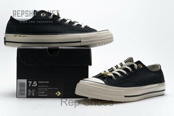 161408C Converse Chuck Taylor All-Star Ox Think 16 Black White - Image 9