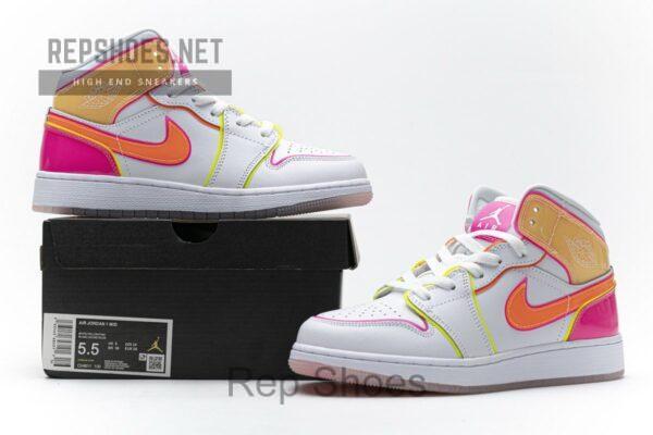 CV4611-100 Air Jordan 1 Mid GS “Edge Glow” - Image 2