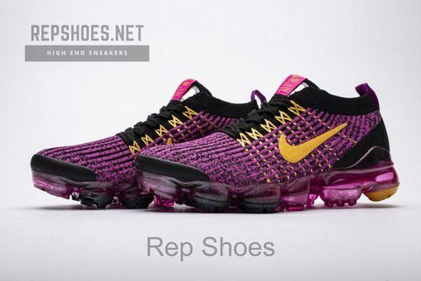 Nike Air VaporMax Flyknit 3.0 2019 Fuchsia Orange Black AJ6910-600 - Image 7