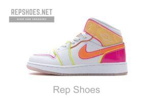 CV4611-100 Air Jordan 1 Mid GS “Edge Glow”