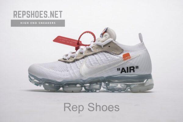 2018 1.0 AA3831-100 Off White x Nike Air VaporMax 2018 'All White'
