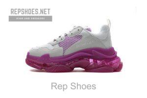 544351 W09O1 2281 Balenciaga Triple S White Pink