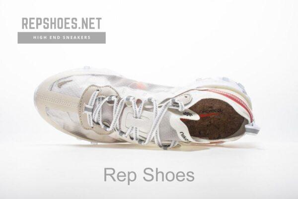 Nike React Element 87 “White Red” AQ1090-100 - Image 3