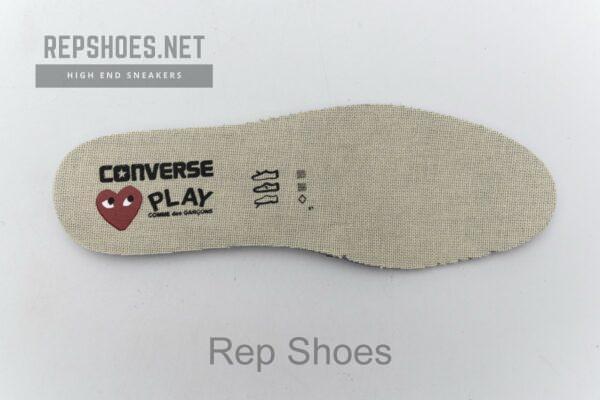 150207C CDG Play x Converse Chuck Taylor All Star 70 OX - Image 11