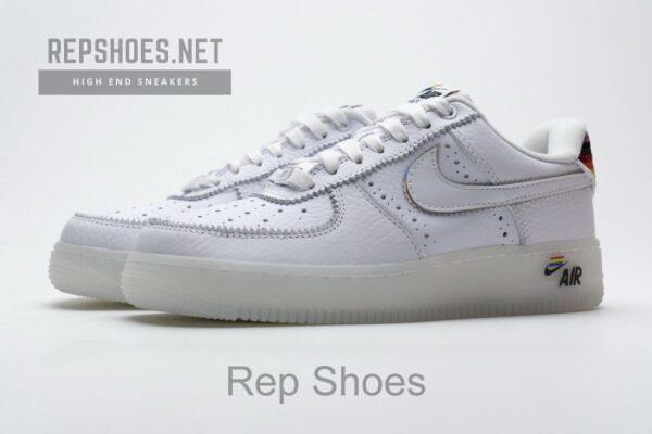 CV0258-100 Nike Air Force 1 Betrue Rainbow Multicolor - Image 5