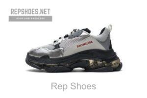 541624 W09E1 7320 Balenciaga Triple S Black Silver2