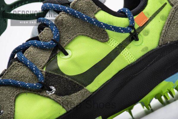 OFF WHITE X Nike Zoom Terra Kiger 5 White Electric Green CD8179-300 - Image 3