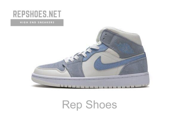 DA4666-100 Air Jordan 1 Mid Celestine Blue