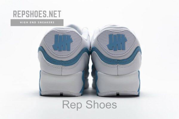 CJ7197-102 Undefeated x Nike Air Max 90 White Blue - Image 7