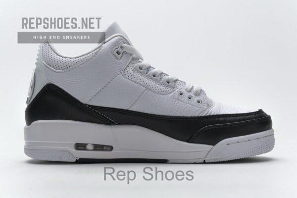 DA3595-100 Fragment Design x Air Jordan 3 Black White - Image 10