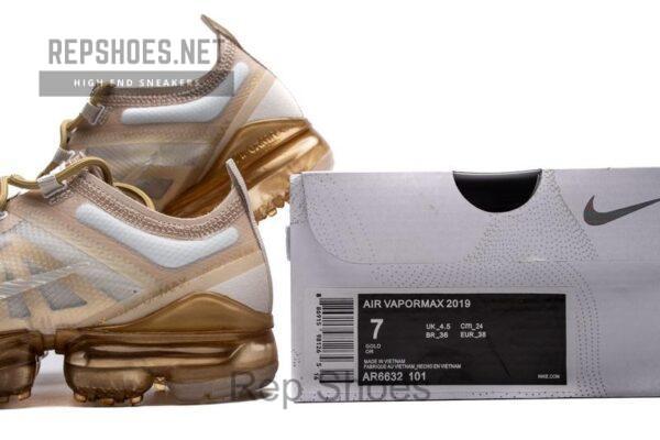 Nike Air VaporMax 2019 Gold AR6632-101 - Image 8
