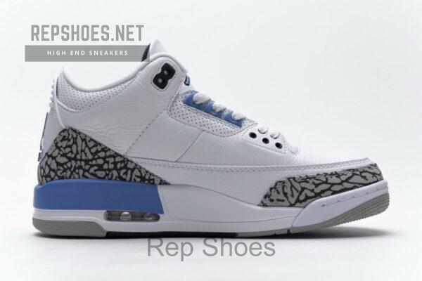 CT8532-104 Air Jordan 3 'UNC' - Image 11