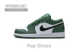 553558-301 Air Jordan 1 Low Pine Green