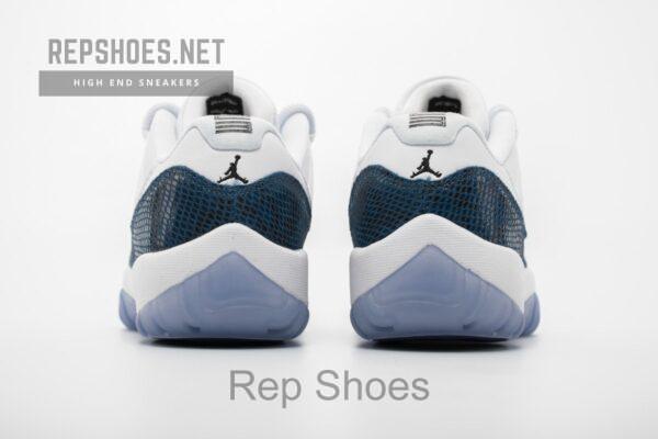 Air Jordan 11 Low “Navy Blue Snakeskin”CD6846-102 - Image 3
