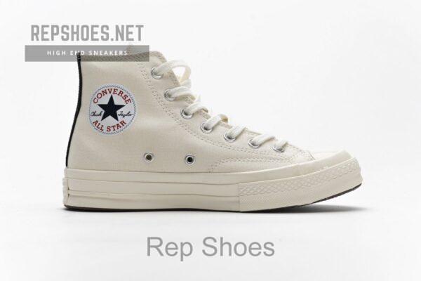150205C CDG Play x Converse Chuck Taylor All Star 70 High Top - Image 8