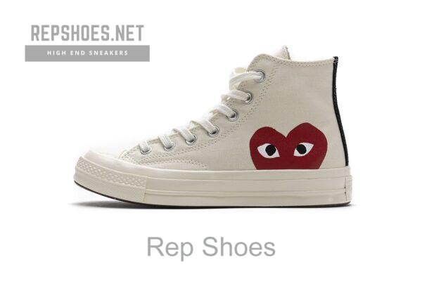 150205C CDG Play x Converse Chuck Taylor All Star 70 High Top