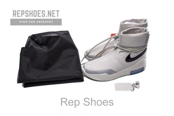 Fear of God x Nike Air Shoot Around "Light Bone" AT9915-002 - Image 2