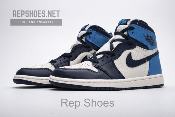 555088-140 Air Jordan 1 Retro High OG “Obsidian University Blue” - Image 3