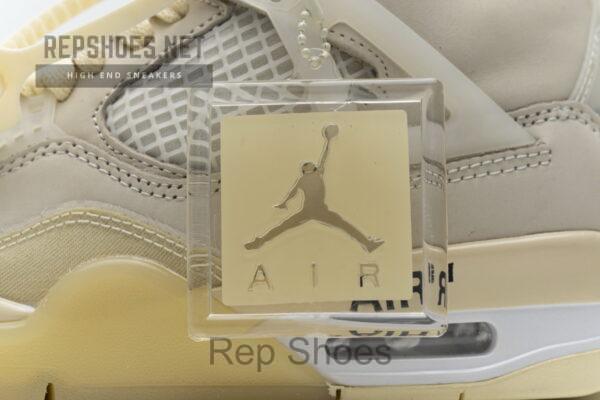 CV9388-100 OFF White x Air Jordan 4 Sail - Image 9