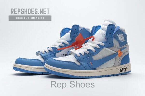 Jordan 1 Retro High Off-White University Blue Update Lace - Image 3