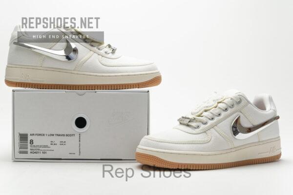 AQ4211-101 Travis Scott x Nike Air Force 1“Sail” - Image 2